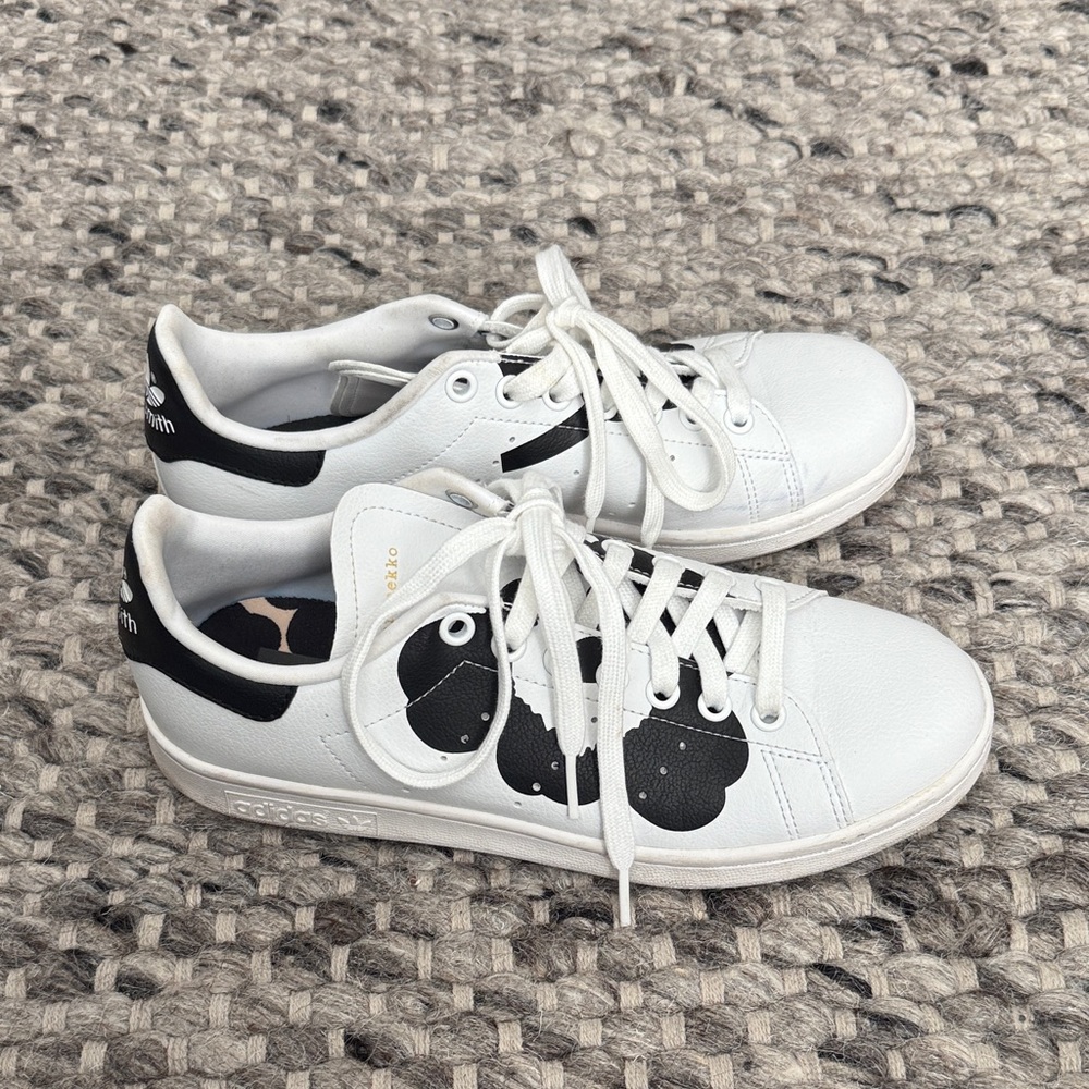 Adidas / marimekko / Stan Smith - White and Black Sneakers - Picture 4 of 4